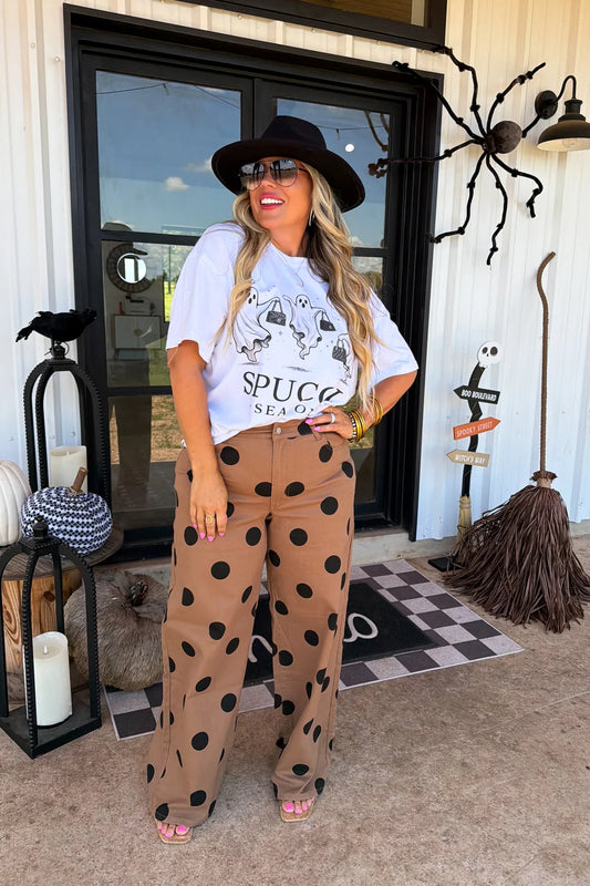 Mocha Dot Jeans