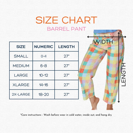 Bold Ivory Polkadot Barrel Pants