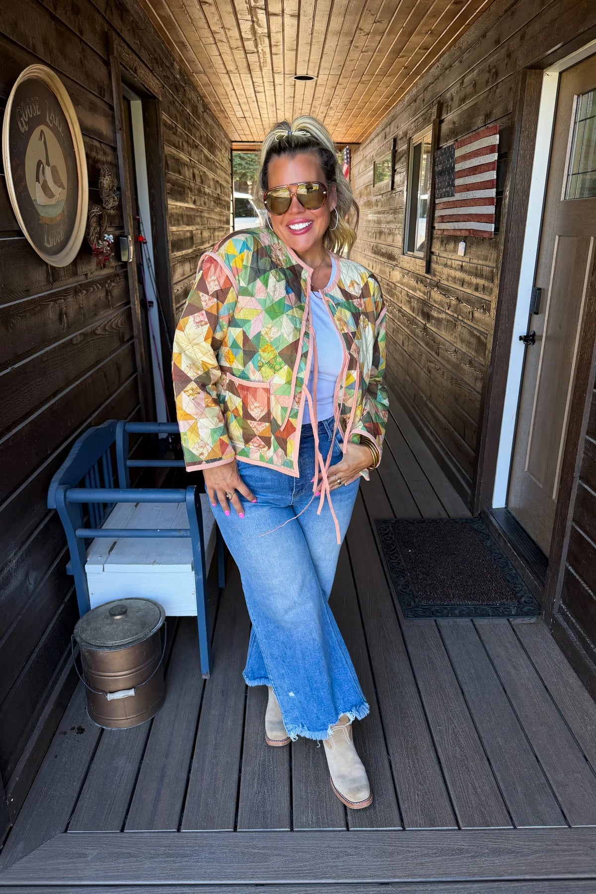 Patchwork Quilted Jacket
