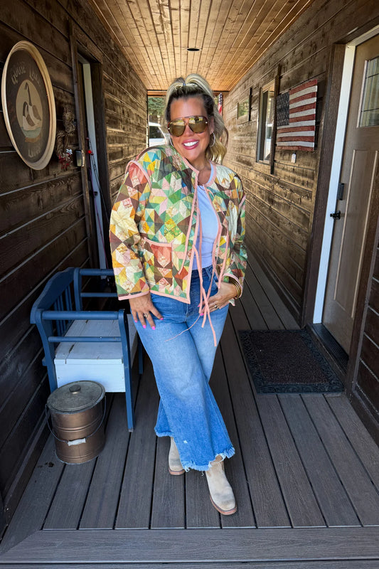Patchwork Quilted Jacket
