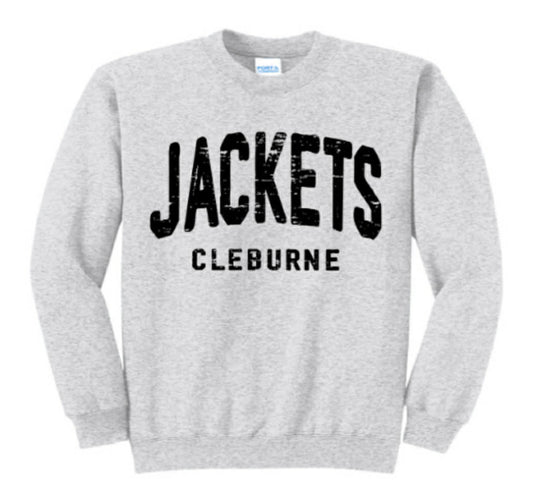 Distressed Jackets Sweatshirt