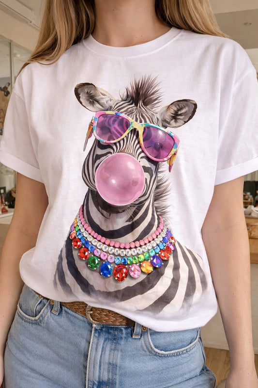 Zebra Bling Bubble