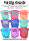 Colorful Mascot Zebras