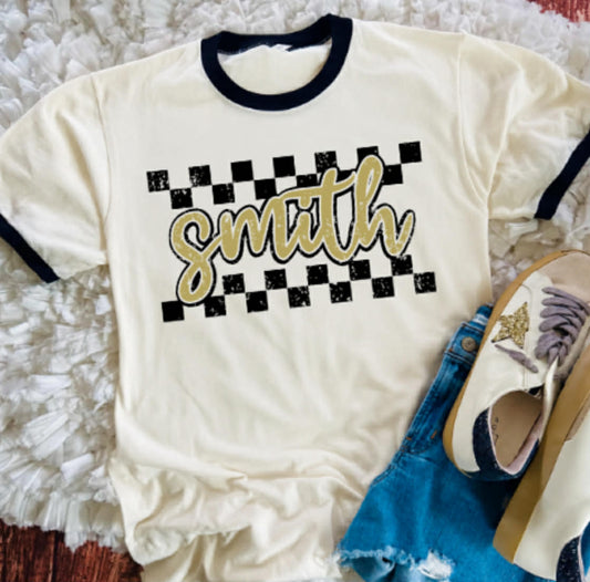 Smith Checkered Ringer