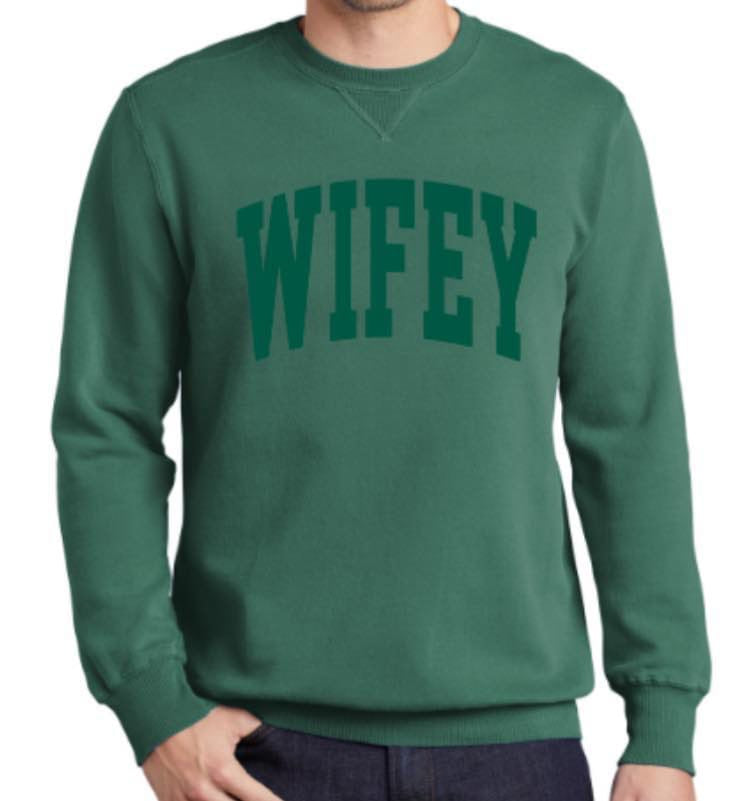 Wifey Varsity Pullover