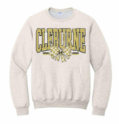 Cleburne Bow Pocket Sweatshirt