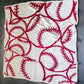Oversized Baseball Print Blanket