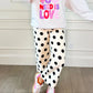 Ivory Polkadot Denim