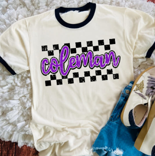 Coleman Checkered Ringer