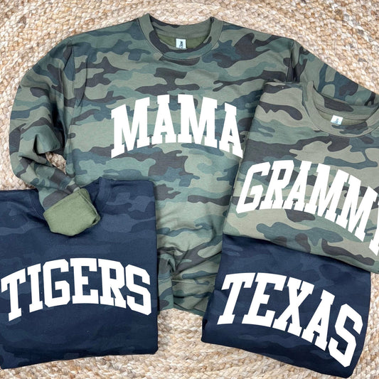 Custom Camo Classic Sweatshirt