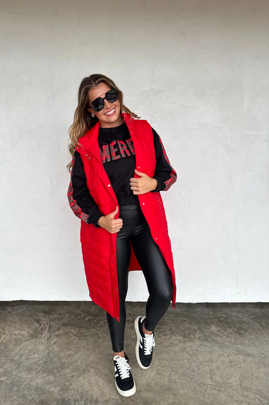 Long Puffer Vest