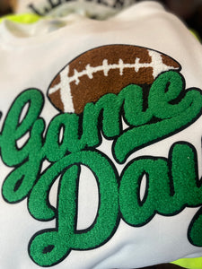Game Day Chenille Green